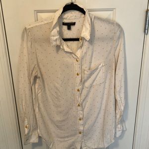White patterned blouse
